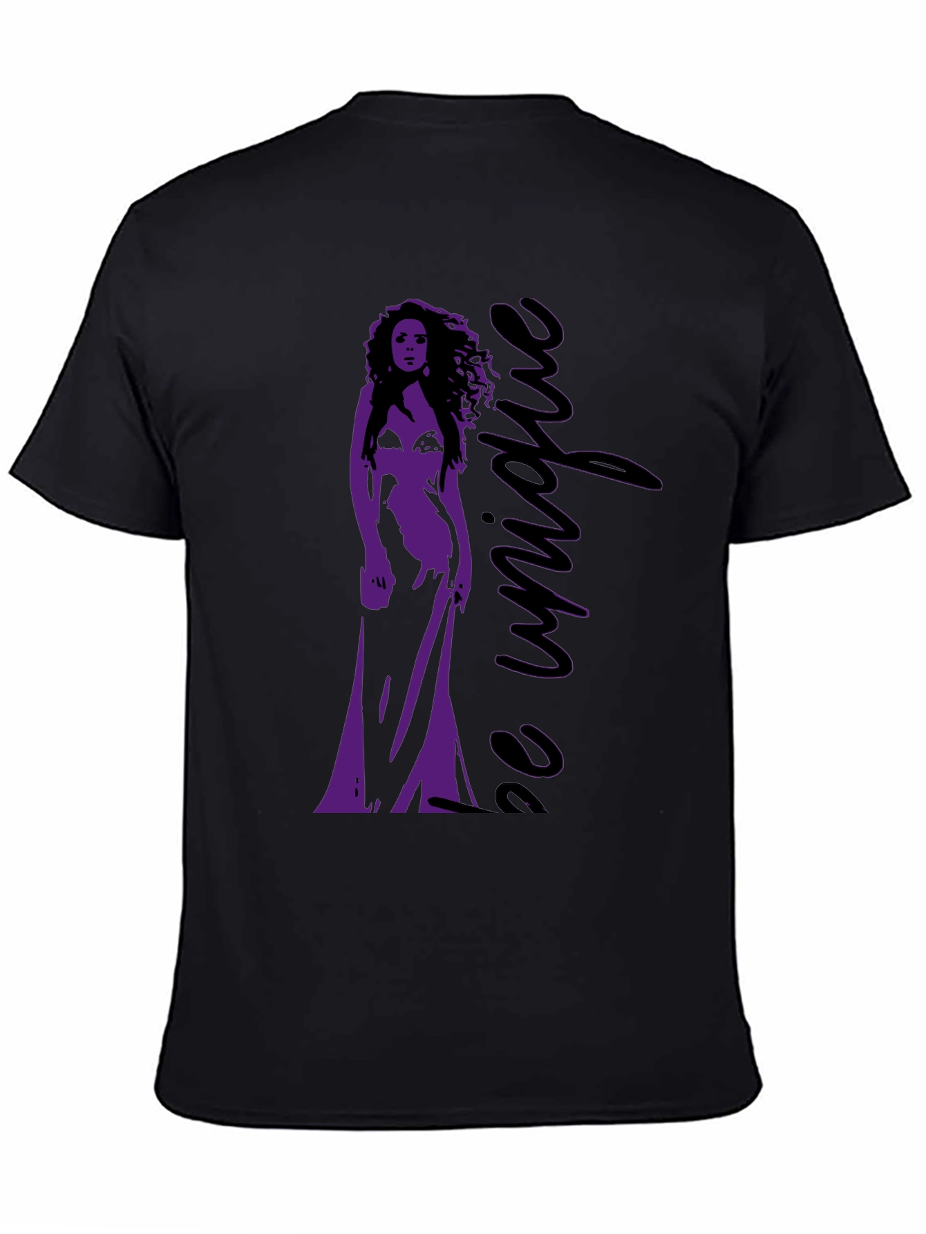 Be Unique Graphic Tee - Stylish Black T-Shirt