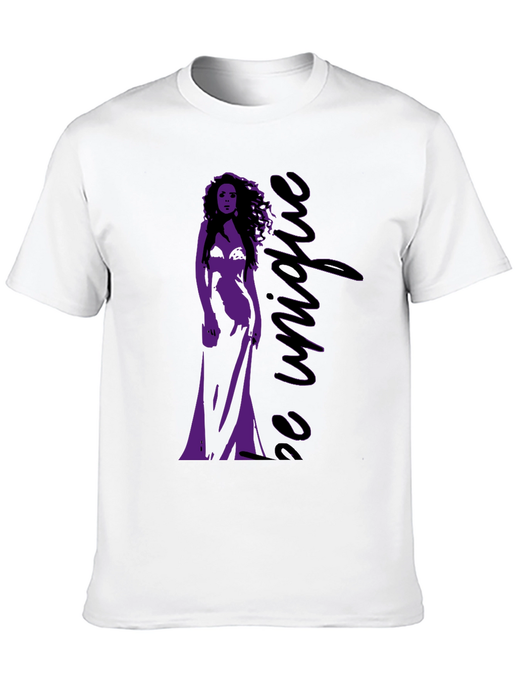Be Unique Graphic Tee - Stylish Black T-Shirt