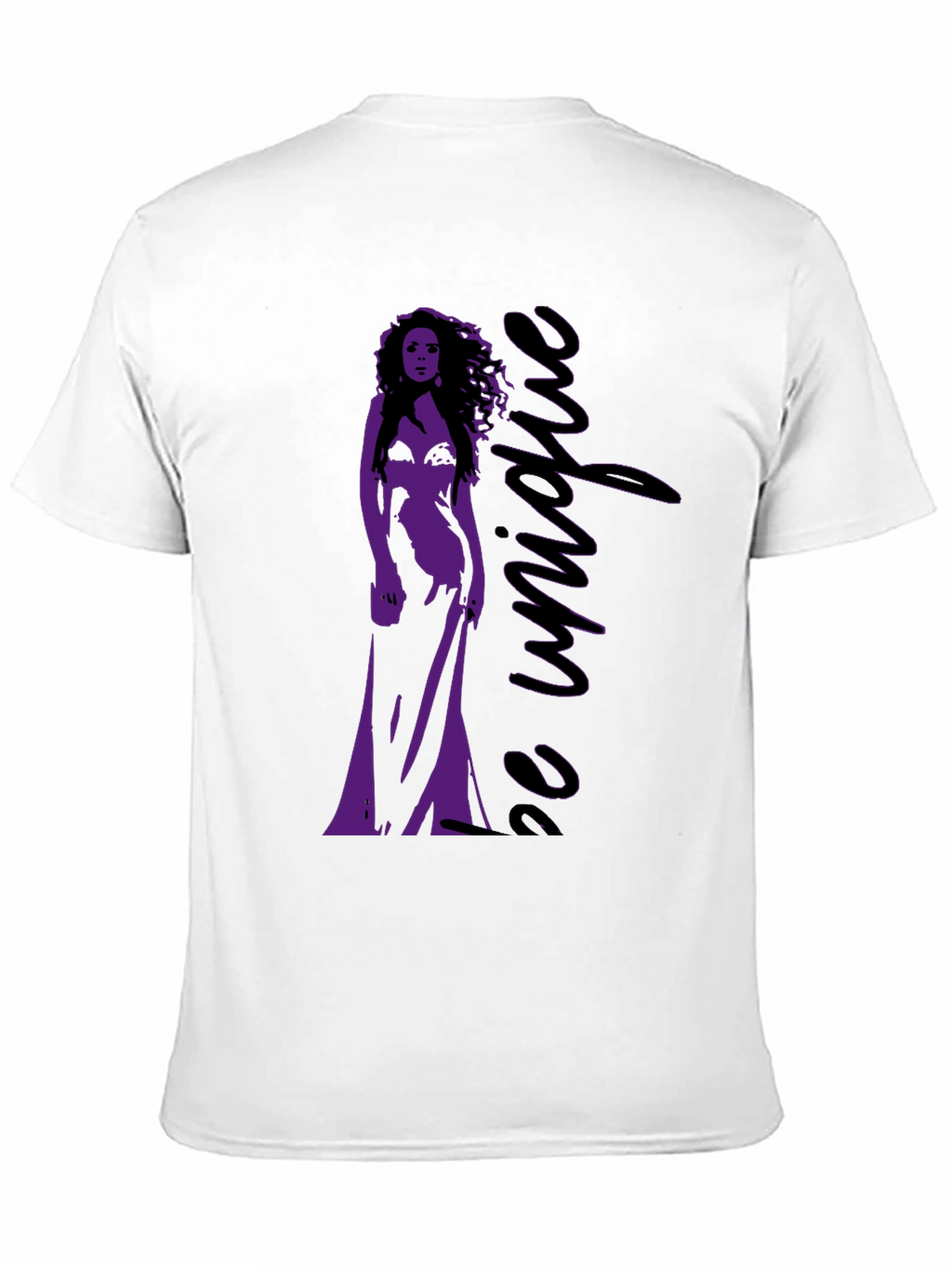Be Unique Graphic Tee - Stylish Black T-Shirt
