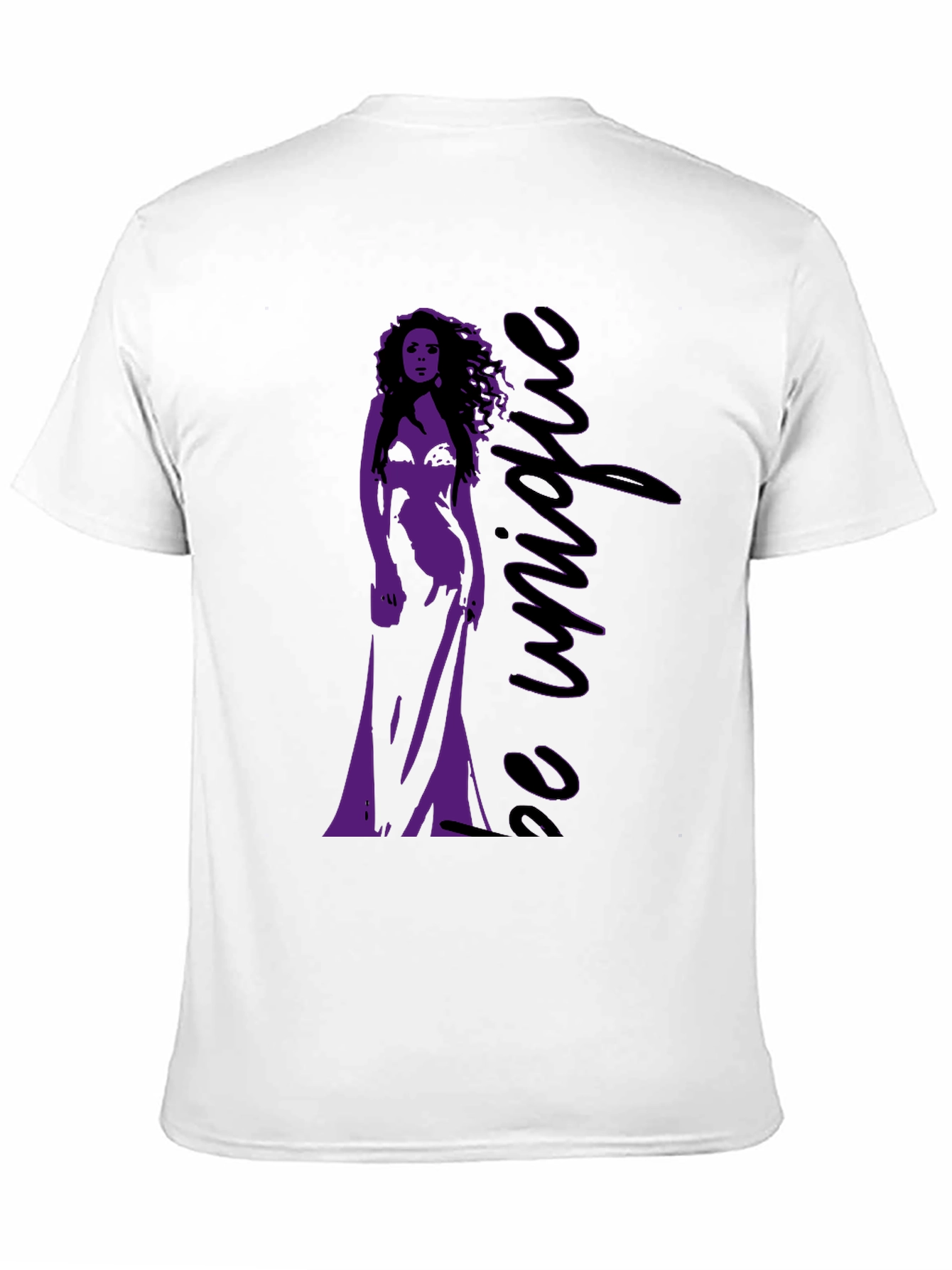 Be Unique Graphic Tee - Stylish Black T-Shirt
