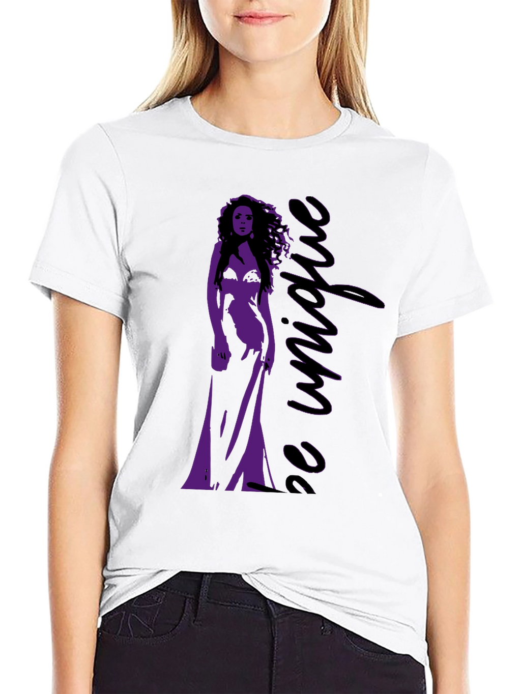 Be Unique Graphic Tee - Stylish Black T-Shirt