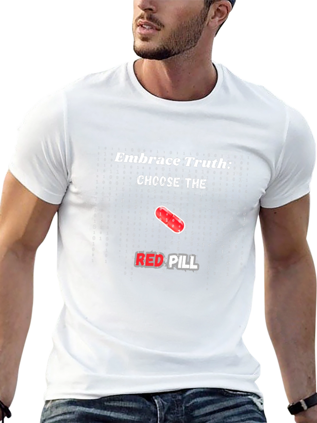 Embrace Truth Red Pill Graphic T-Shirt