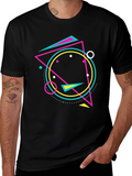 Geometric Retro T-Shirt