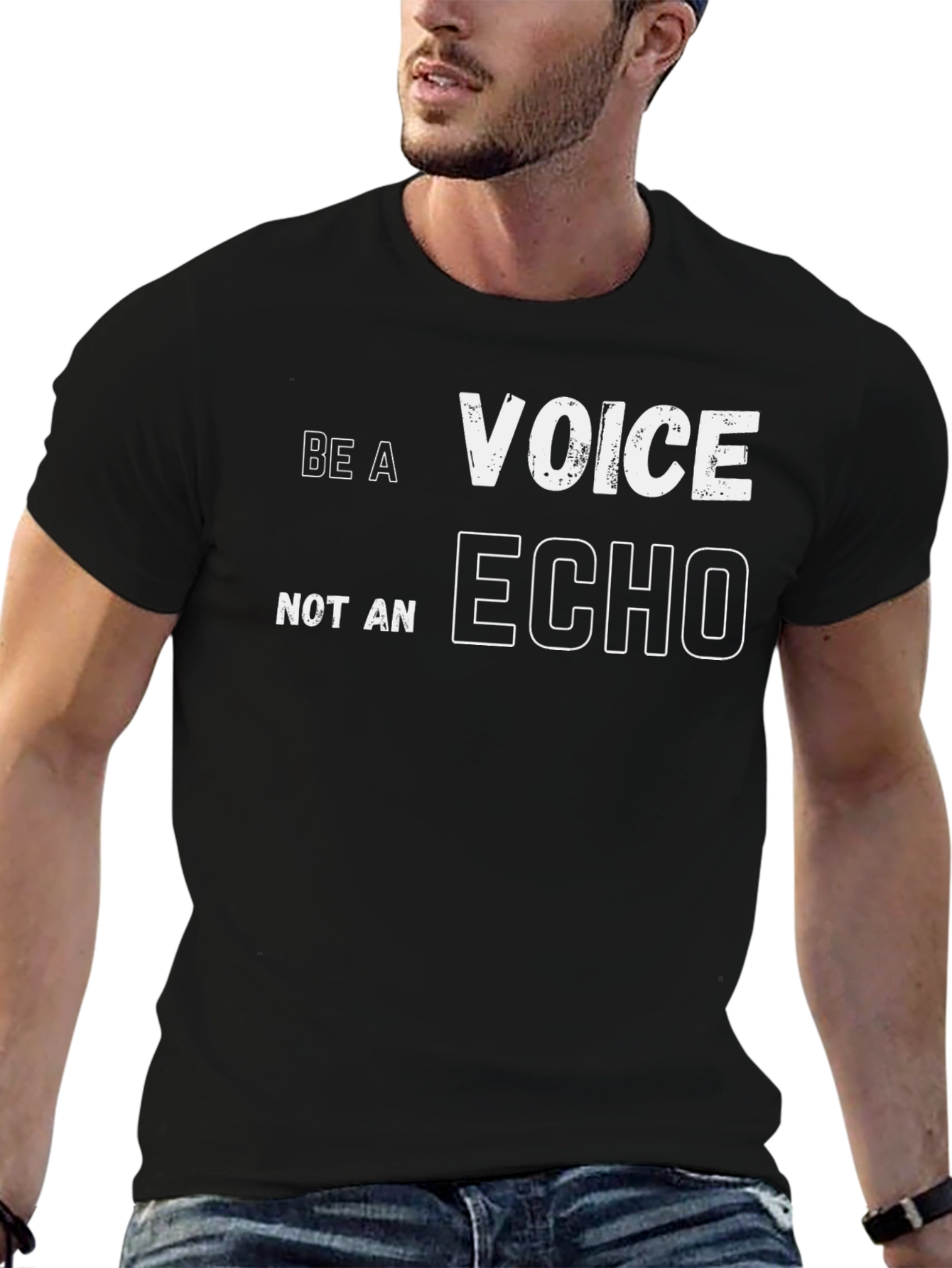 Be A Voice Not An Echo Graphic Tee