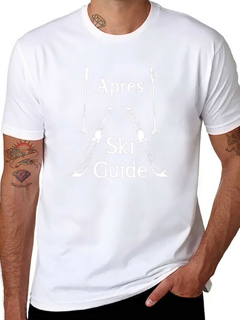 Après Ski Guide Graphic T-Shirt - Black