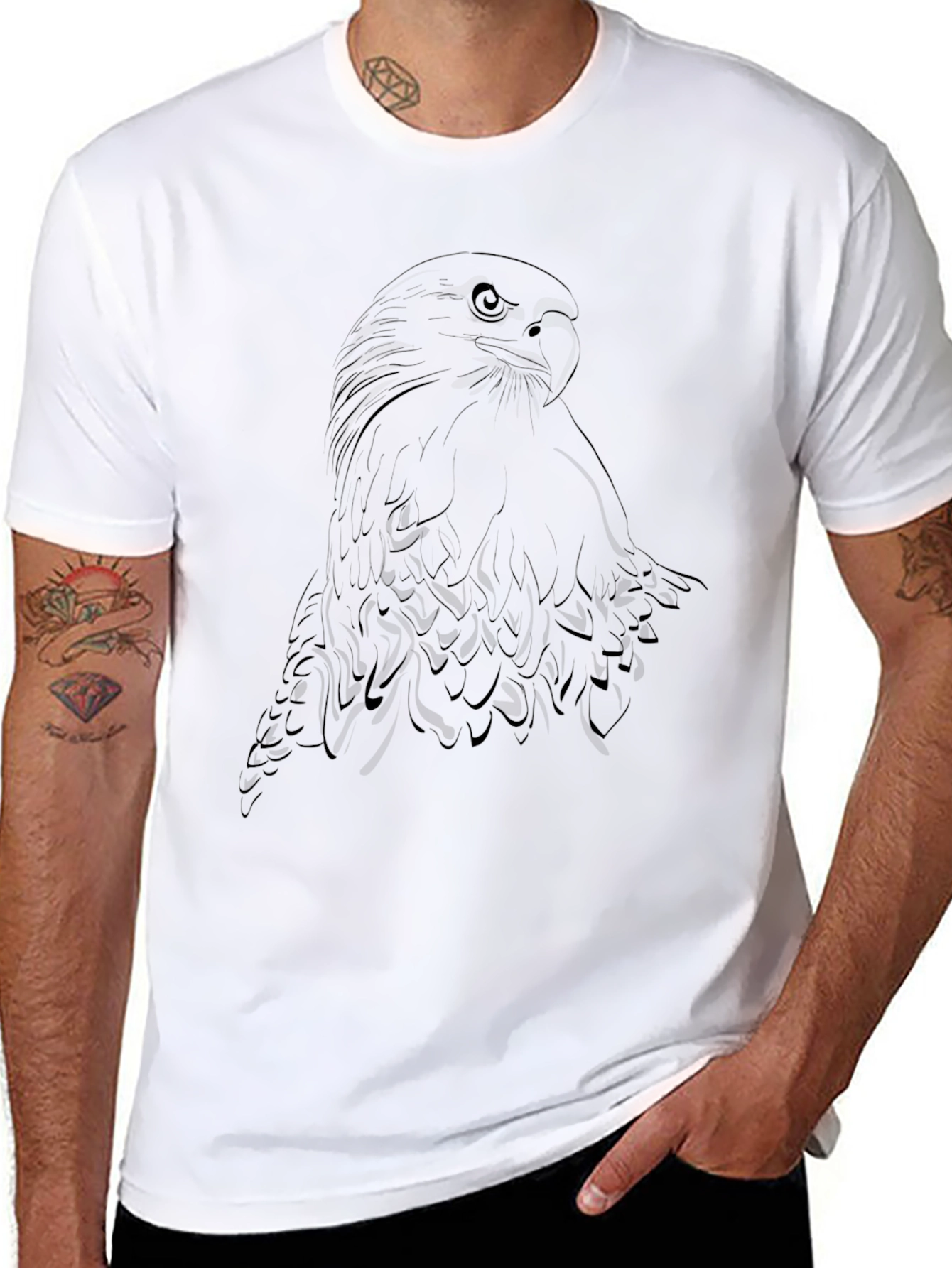 Black Eagle Graphic T-Shirt