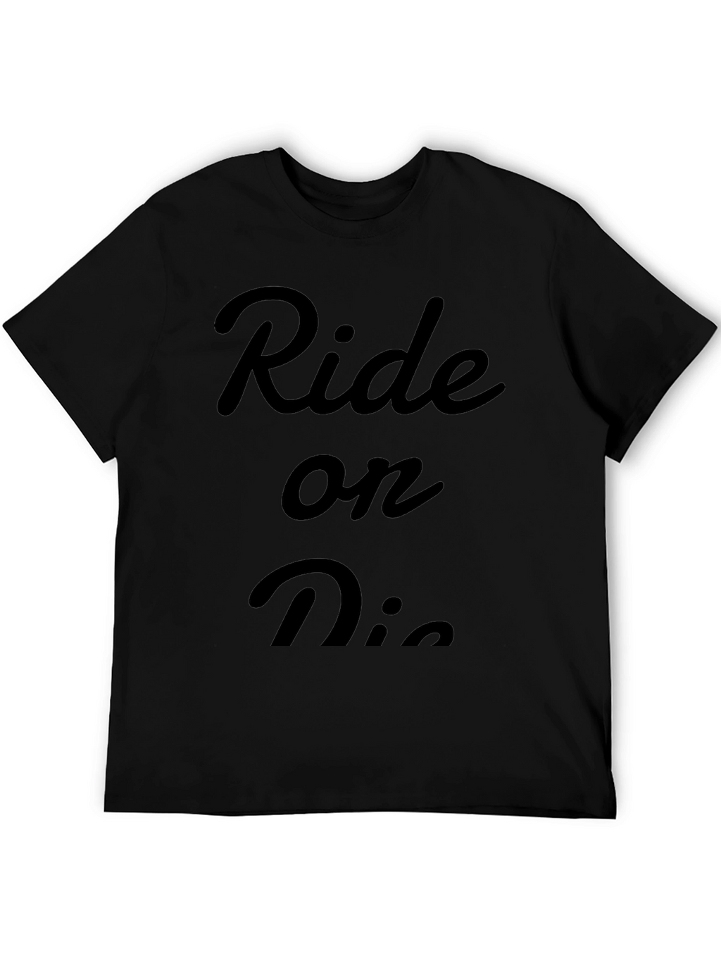 Ride or Die Graphic Tee - Black