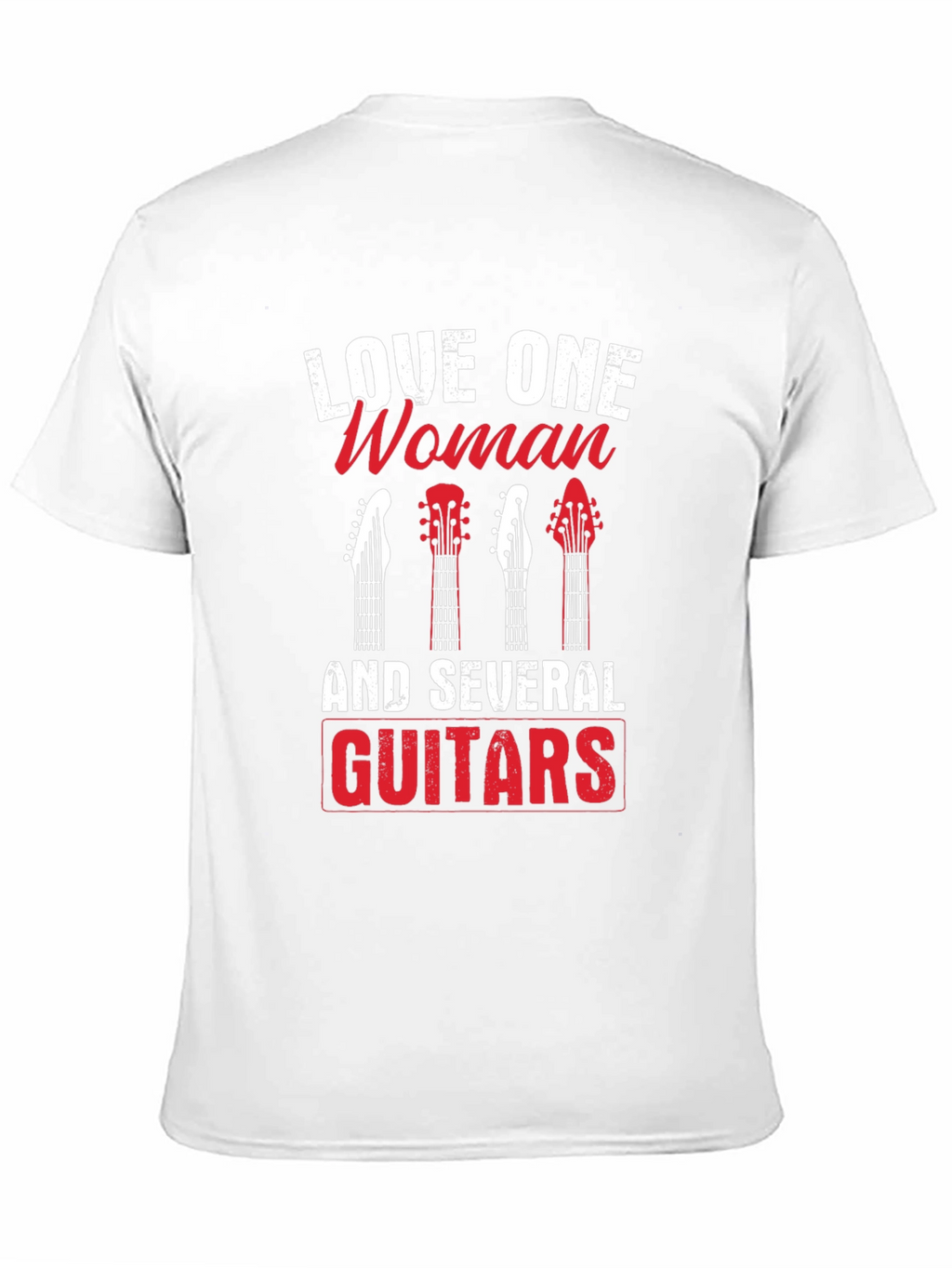 Love One Woman & Several Guitars Graphic T-Shirt