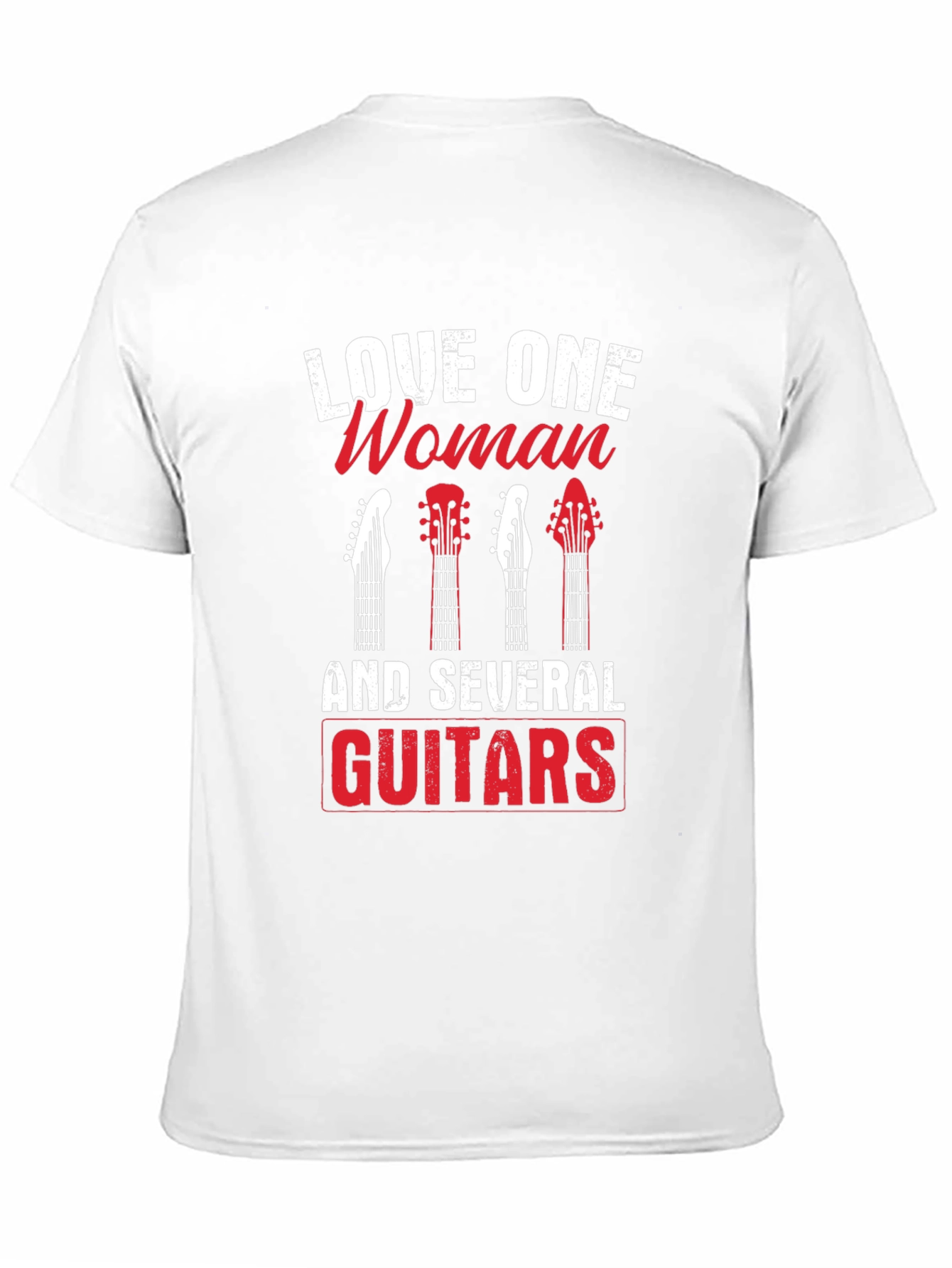 Love One Woman & Several Guitars Graphic T-Shirt