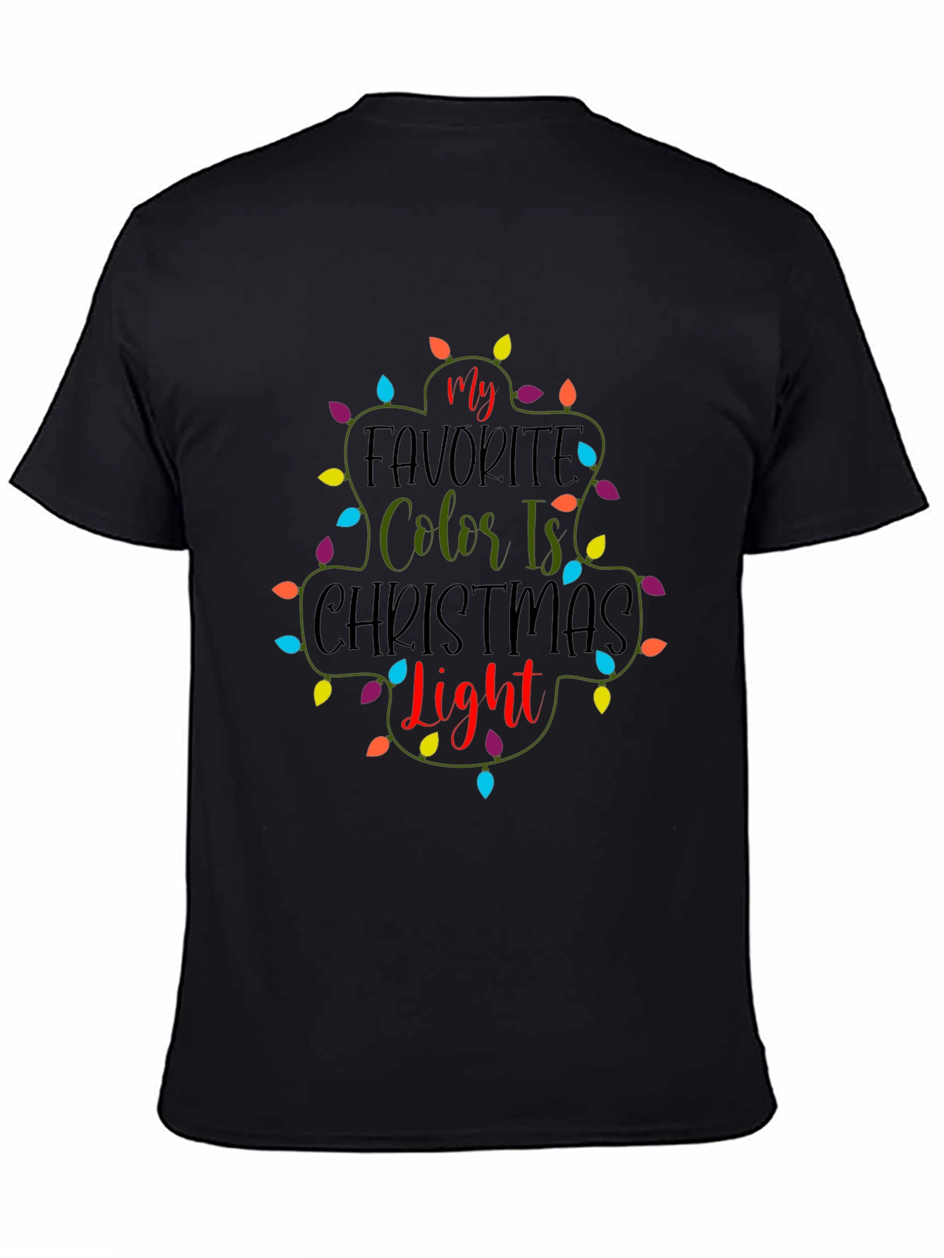Christmas Light T-Shirt Festive Holiday Tee
