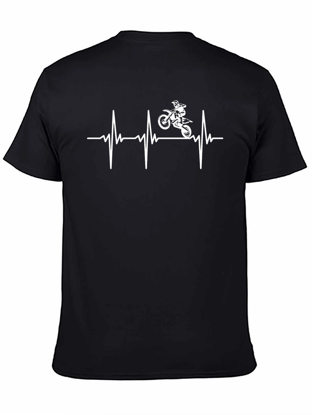 Motorcycle Heartbeat Graphic Tee