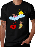 Cute Cartoon 7th Birthday T-Shirt
