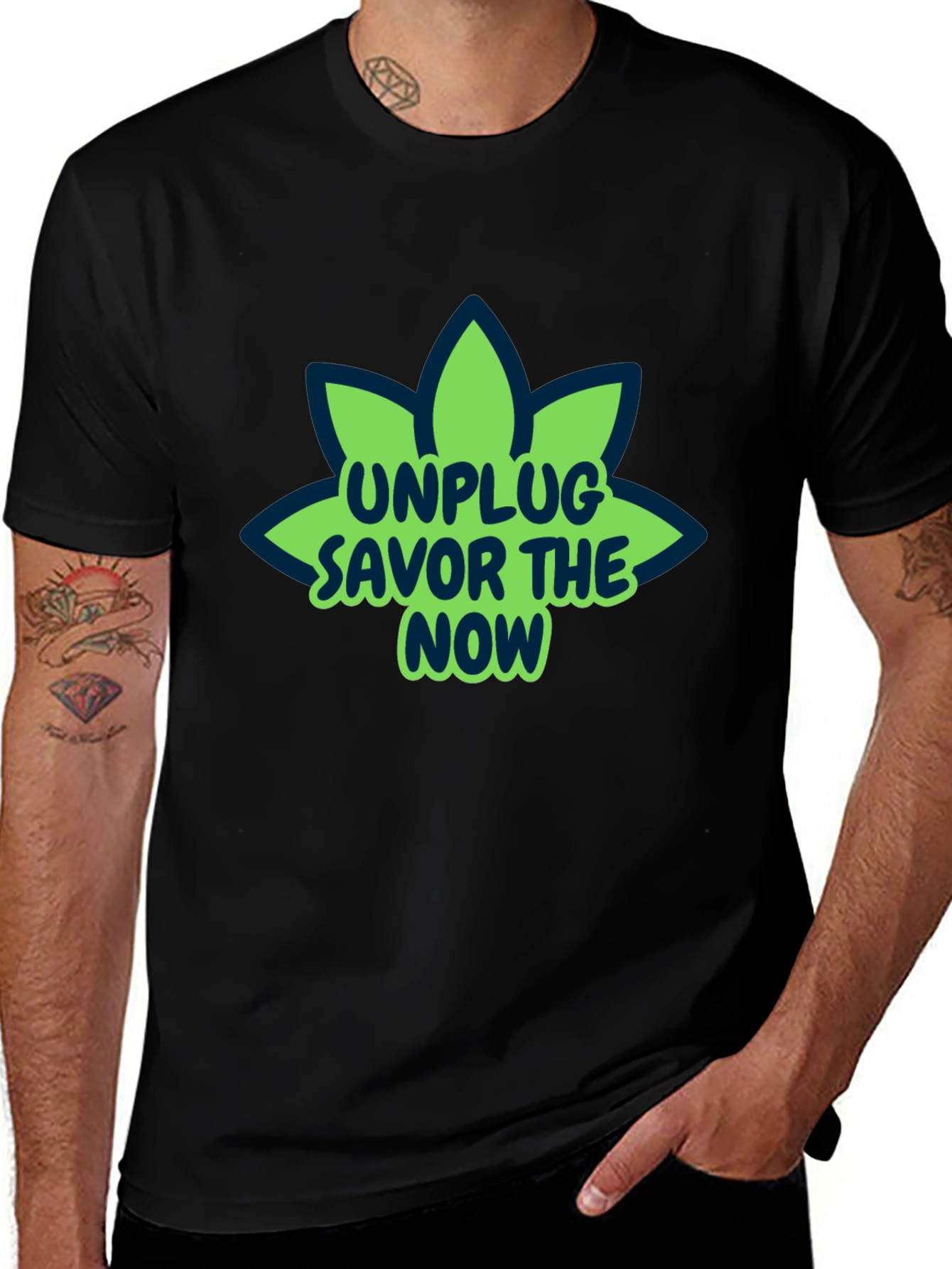 Unplug Savor The Now Graphic T-Shirt