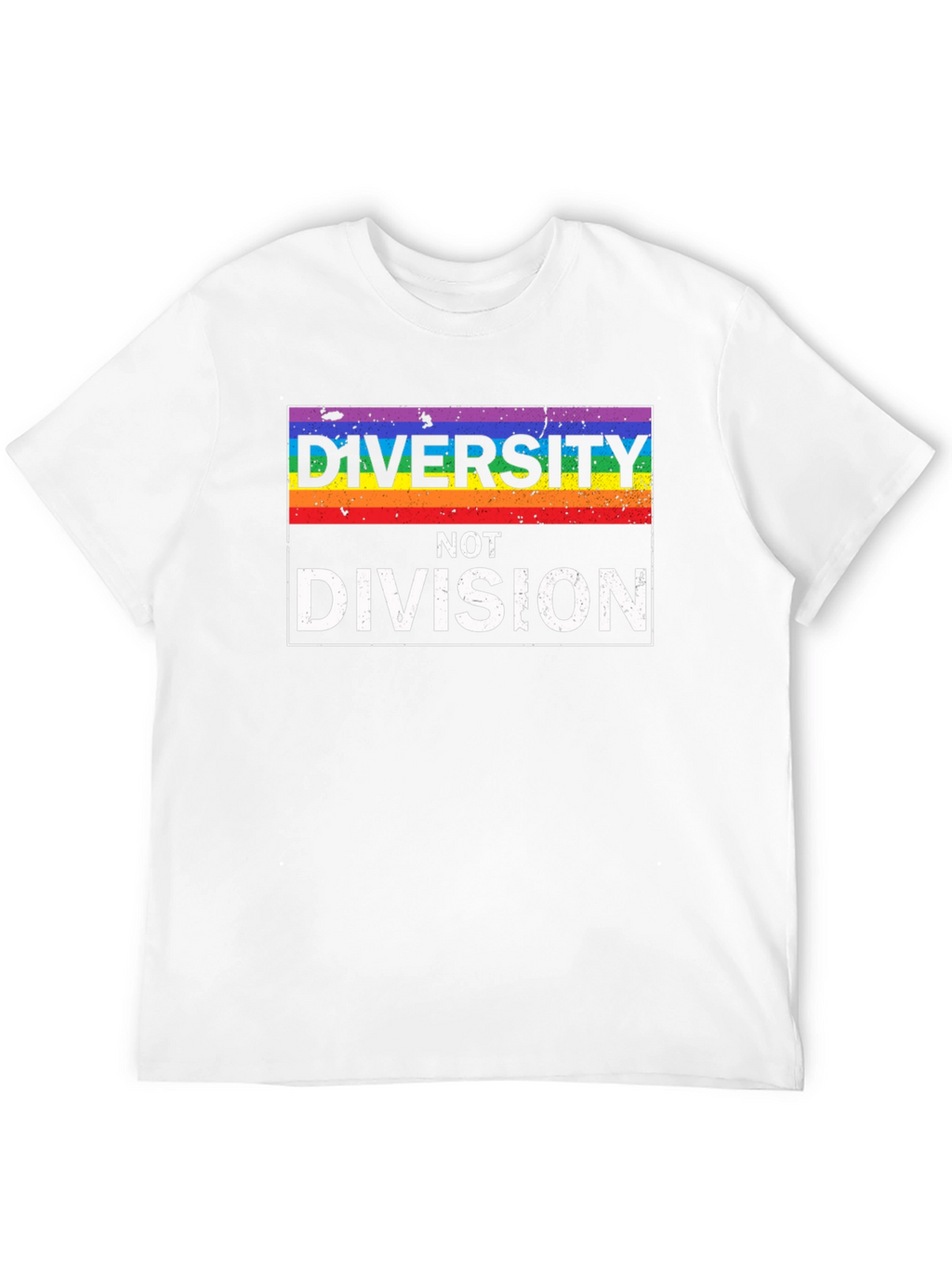 Diversity Not Division LGBTQ+ Pride T-Shirt