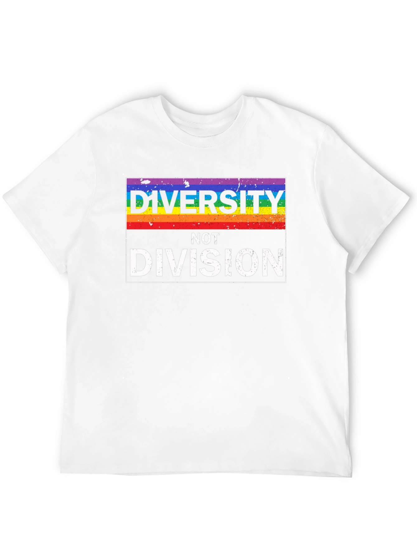 Diversity Not Division LGBTQ+ Pride T-Shirt