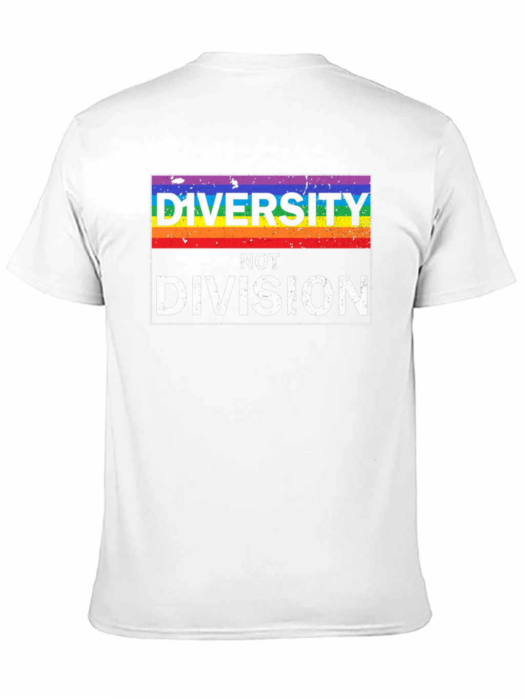 Diversity Not Division LGBTQ+ Pride T-Shirt