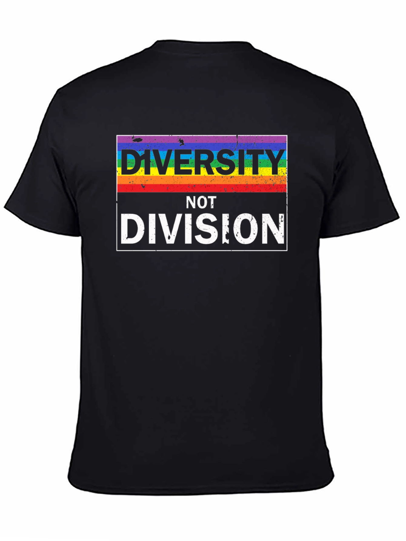 Diversity Not Division LGBTQ+ Pride T-Shirt
