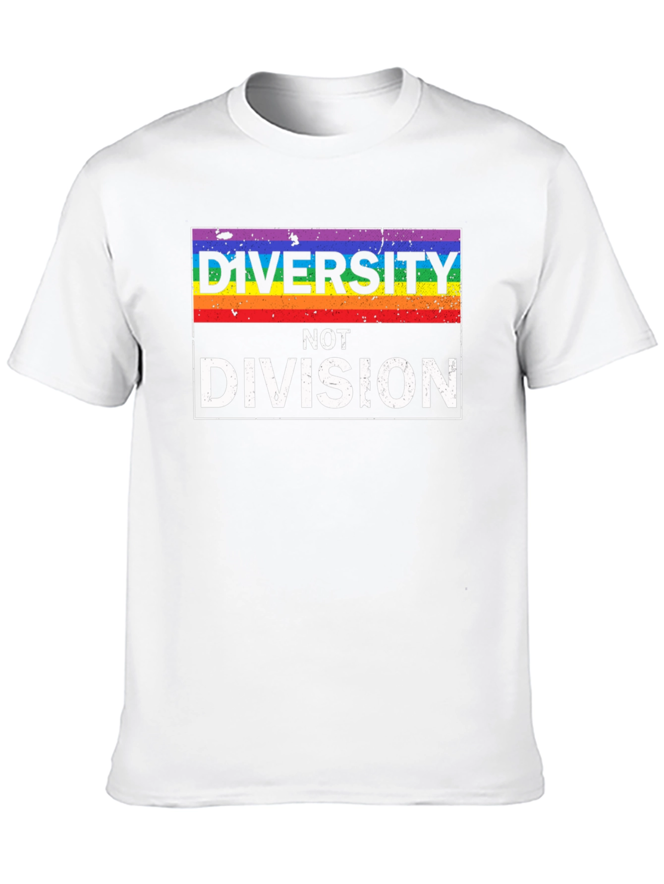 Diversity Not Division LGBTQ+ Pride T-Shirt