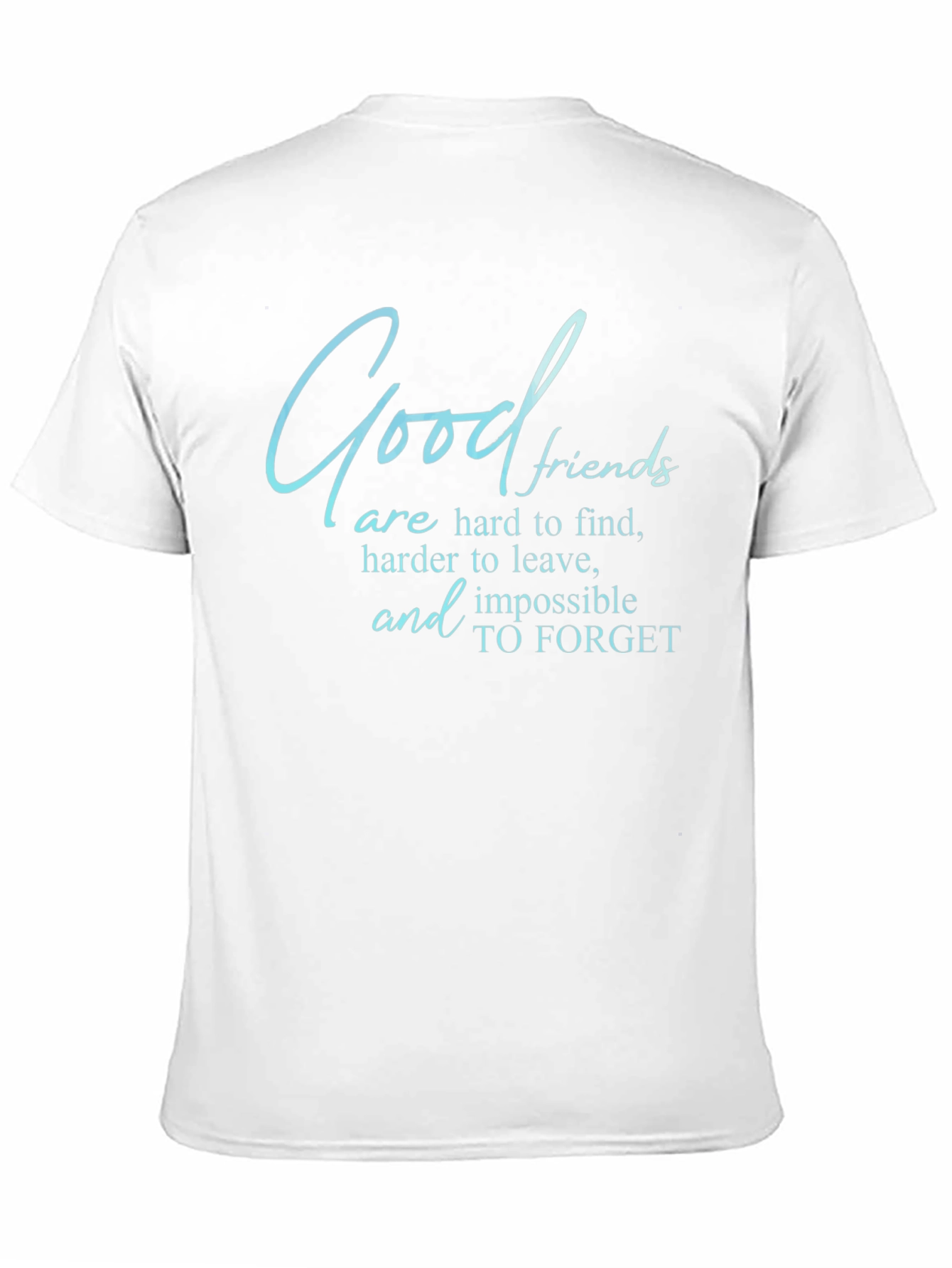 Good Friends T-Shirt - Comfortable Black Tee