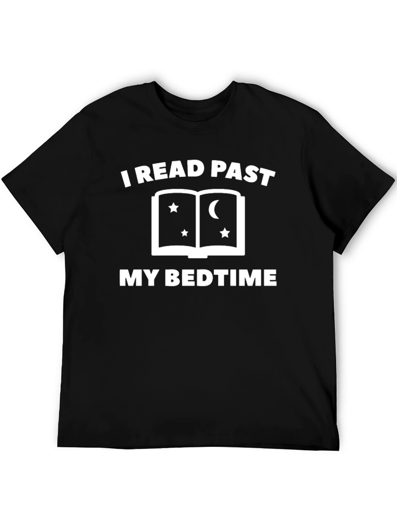 I Read Past My Bedtime T-Shirt Funny Book Lover Tee
