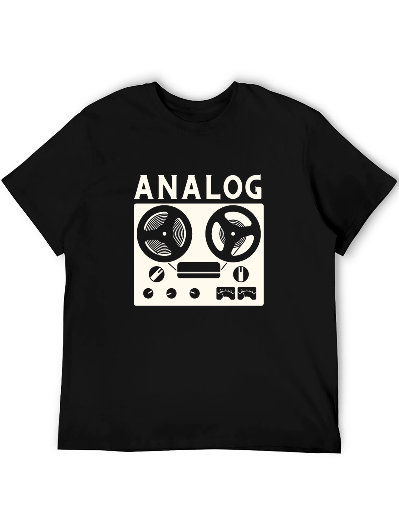 Analog Reel-to-Reel T-Shirt - Vintage Audio Style