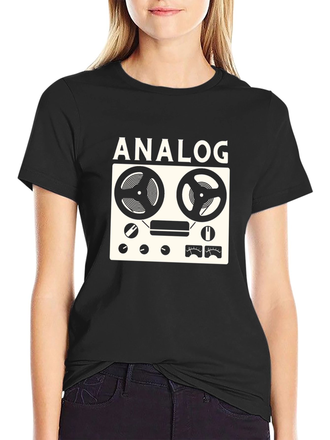 Analog Reel-to-Reel T-Shirt - Vintage Audio Style