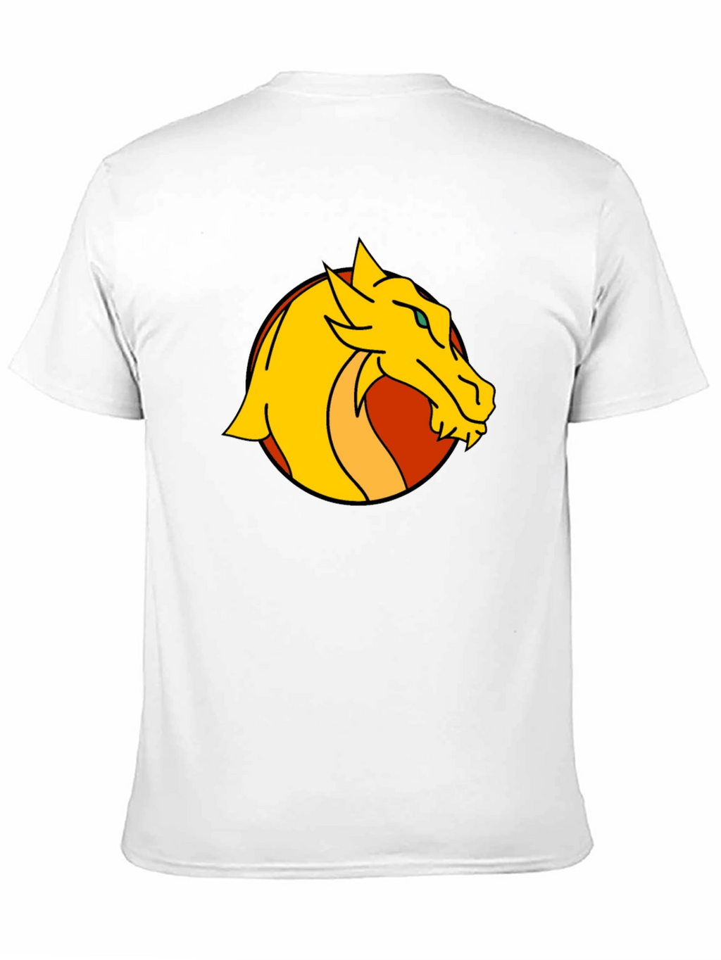 Dragon Graphic Print Black T-Shirt