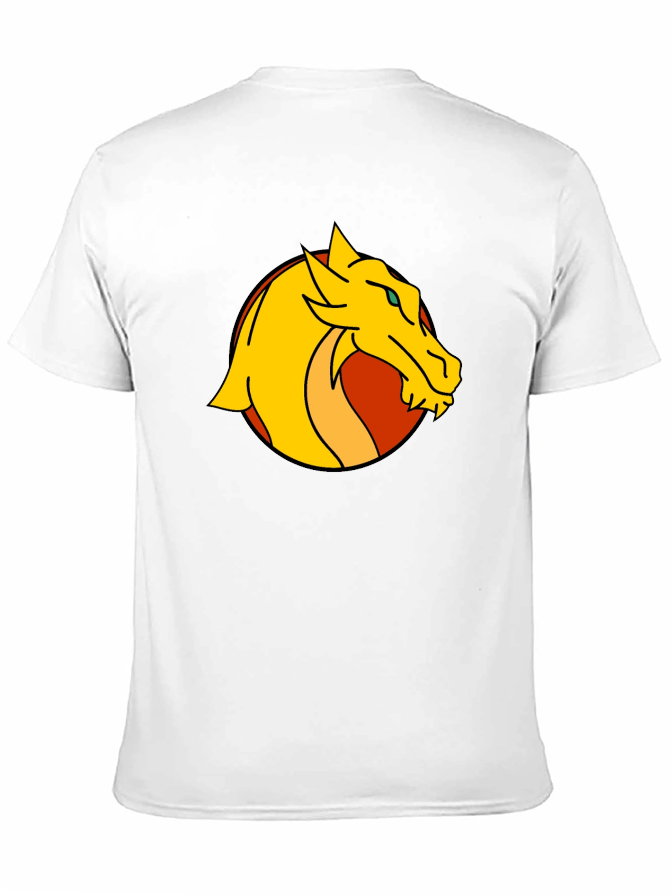 Dragon Graphic Print Black T-Shirt