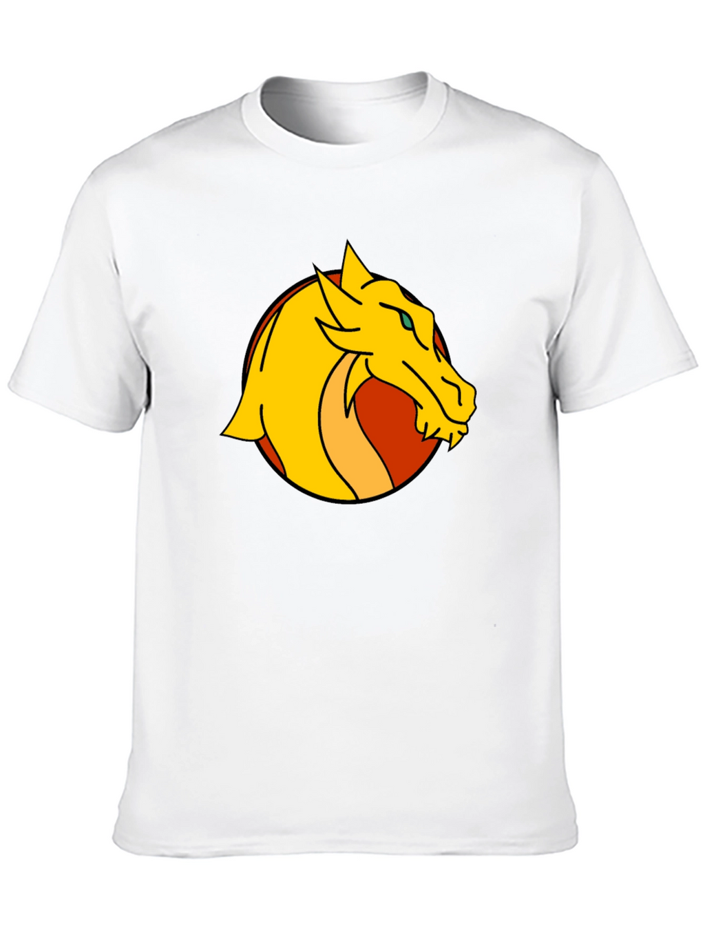 Dragon Graphic Print Black T-Shirt