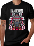 Handsome Samurai Graphic Tee - Urban Streetwear