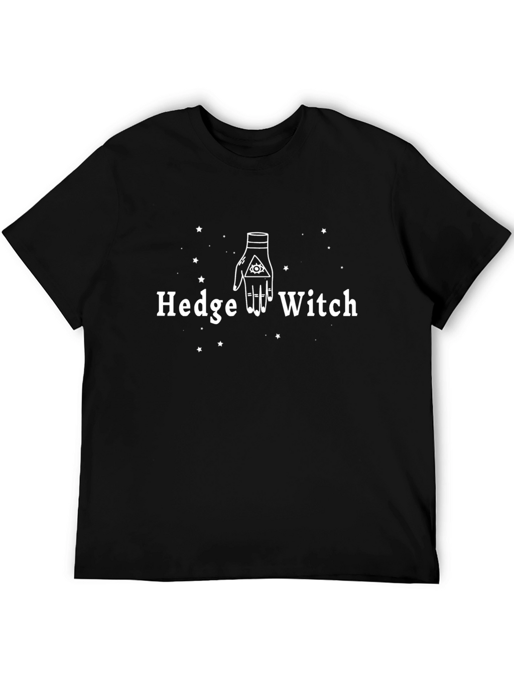 Hedge Witch Graphic T-Shirt - Black Cotton Tee
