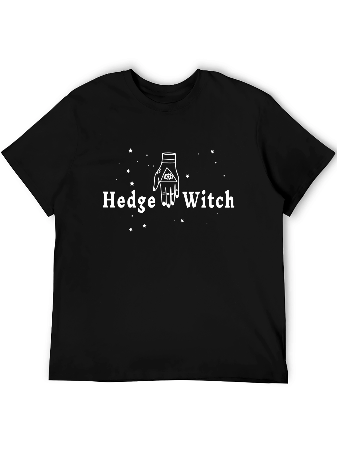 Hedge Witch Graphic T-Shirt - Black Cotton Tee