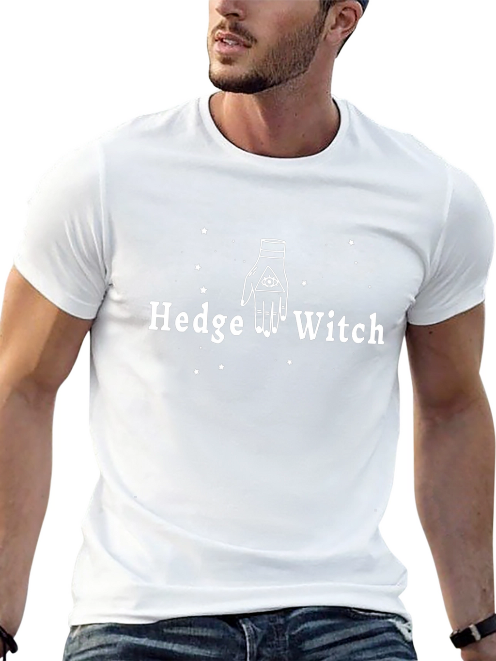 Hedge Witch Graphic T-Shirt - Black Cotton Tee