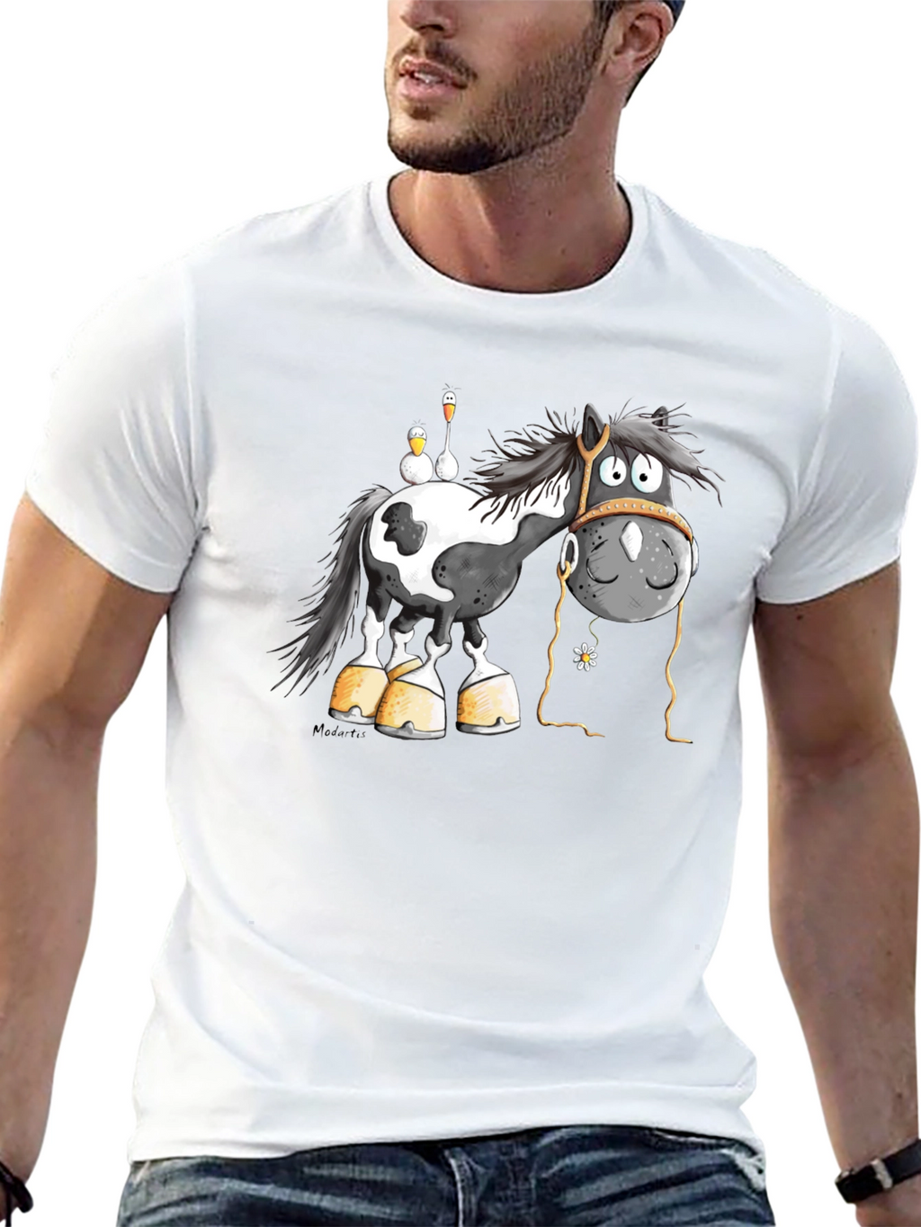 Cartoon Horse T-Shirt