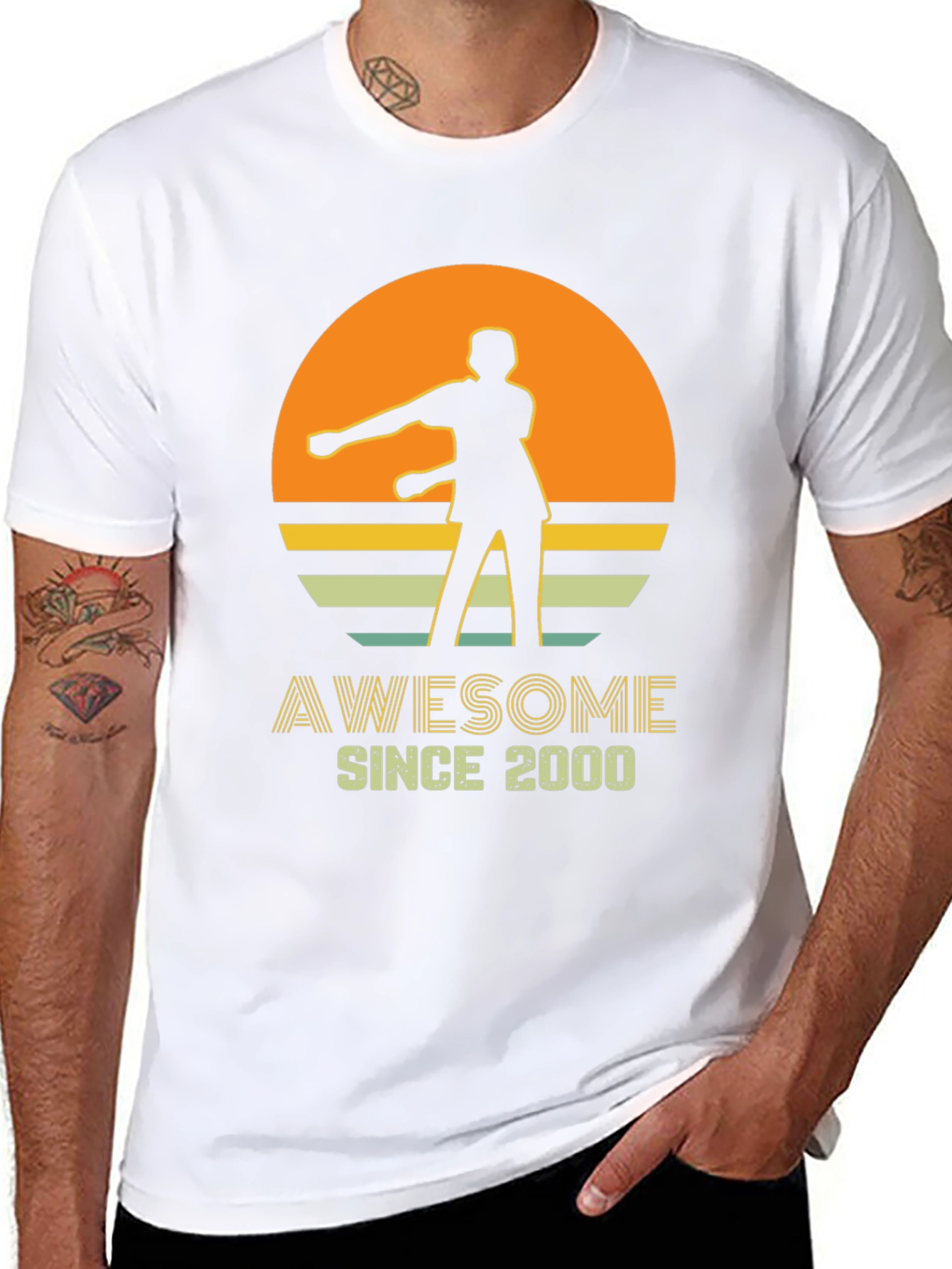 Awesome Since 2000 Retro Graphic Tee