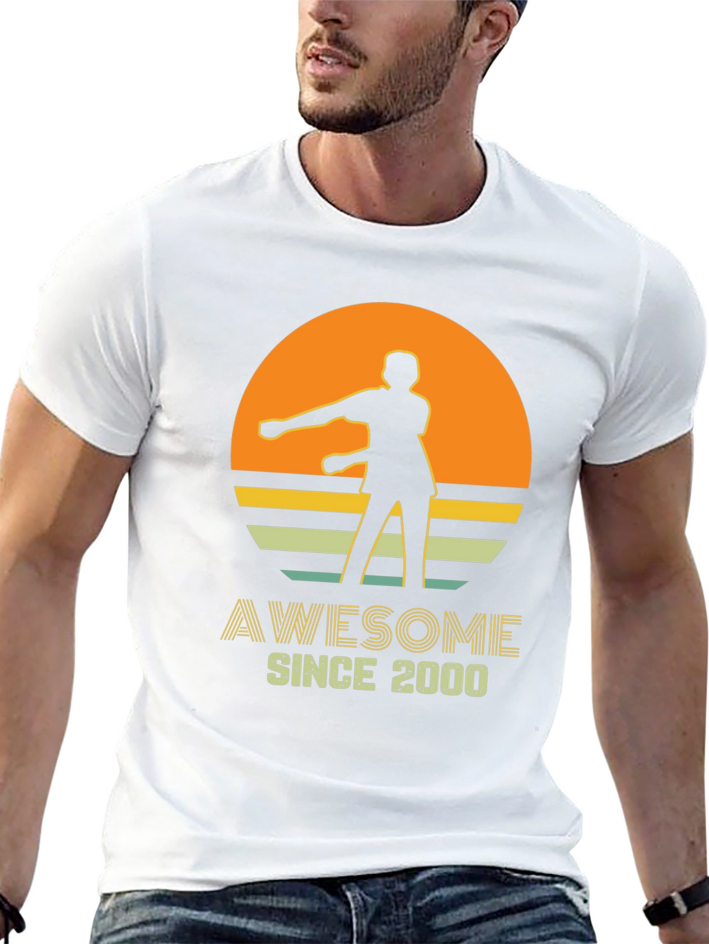 Awesome Since 2000 Retro Graphic Tee