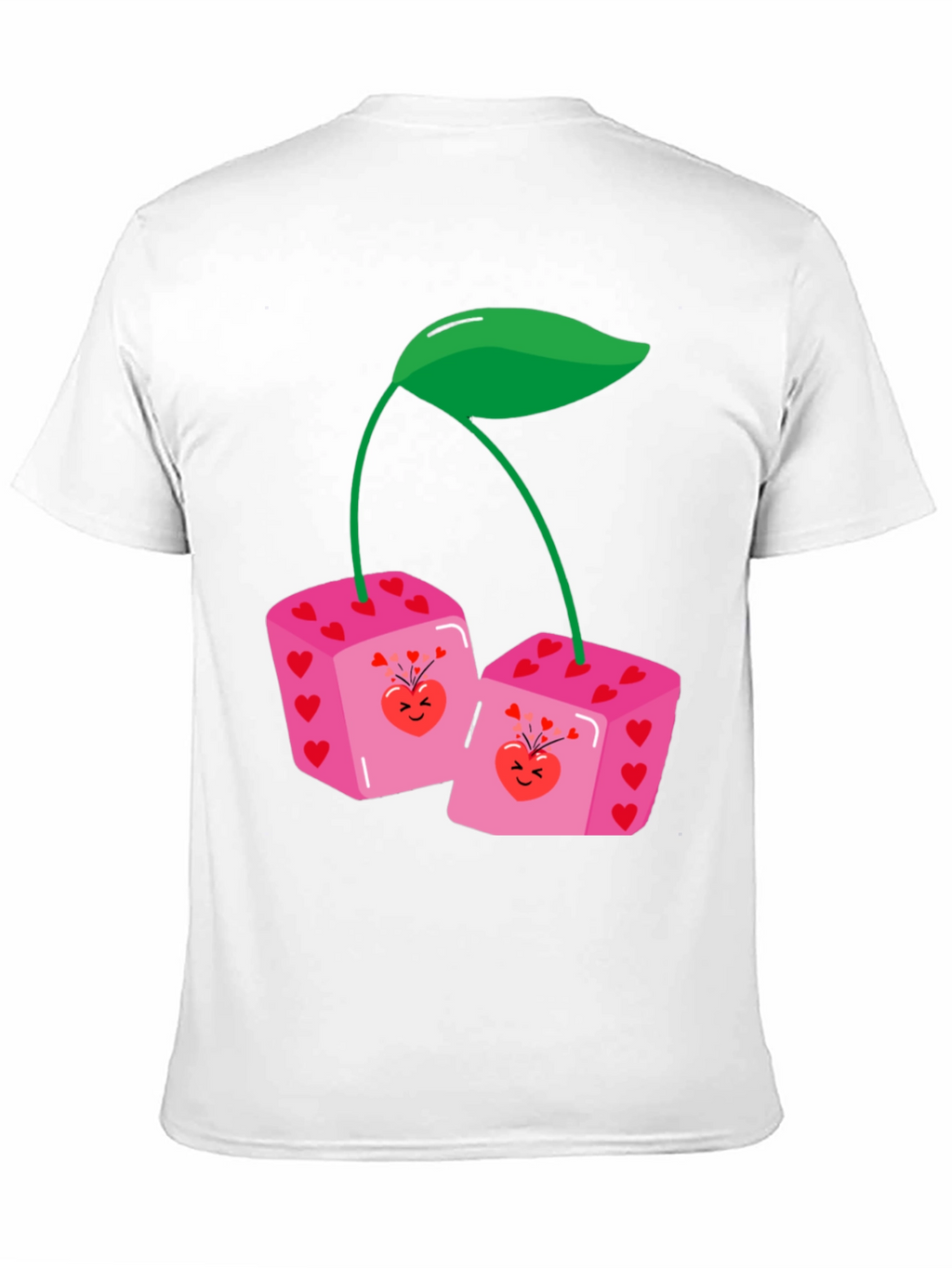 Dice Cherry Graphic Tee - Unique Statement Shirt
