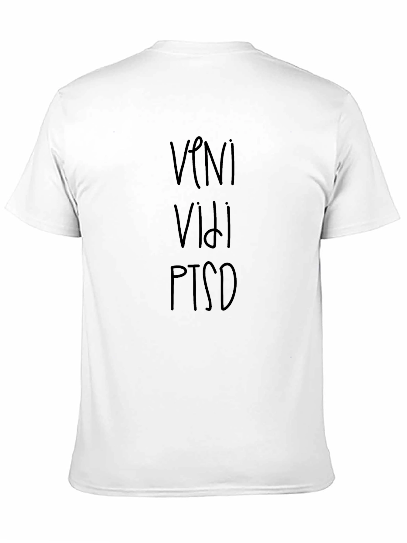 Veni Vidi PTSD T-Shirt - Black Graphic Tee