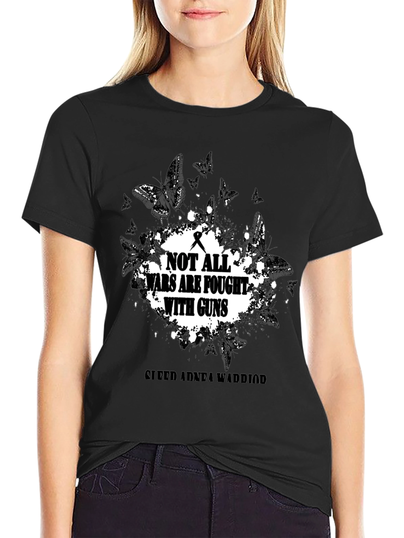 Adrenal Warrior T-Shirt: Not All Wars Fought With Guns