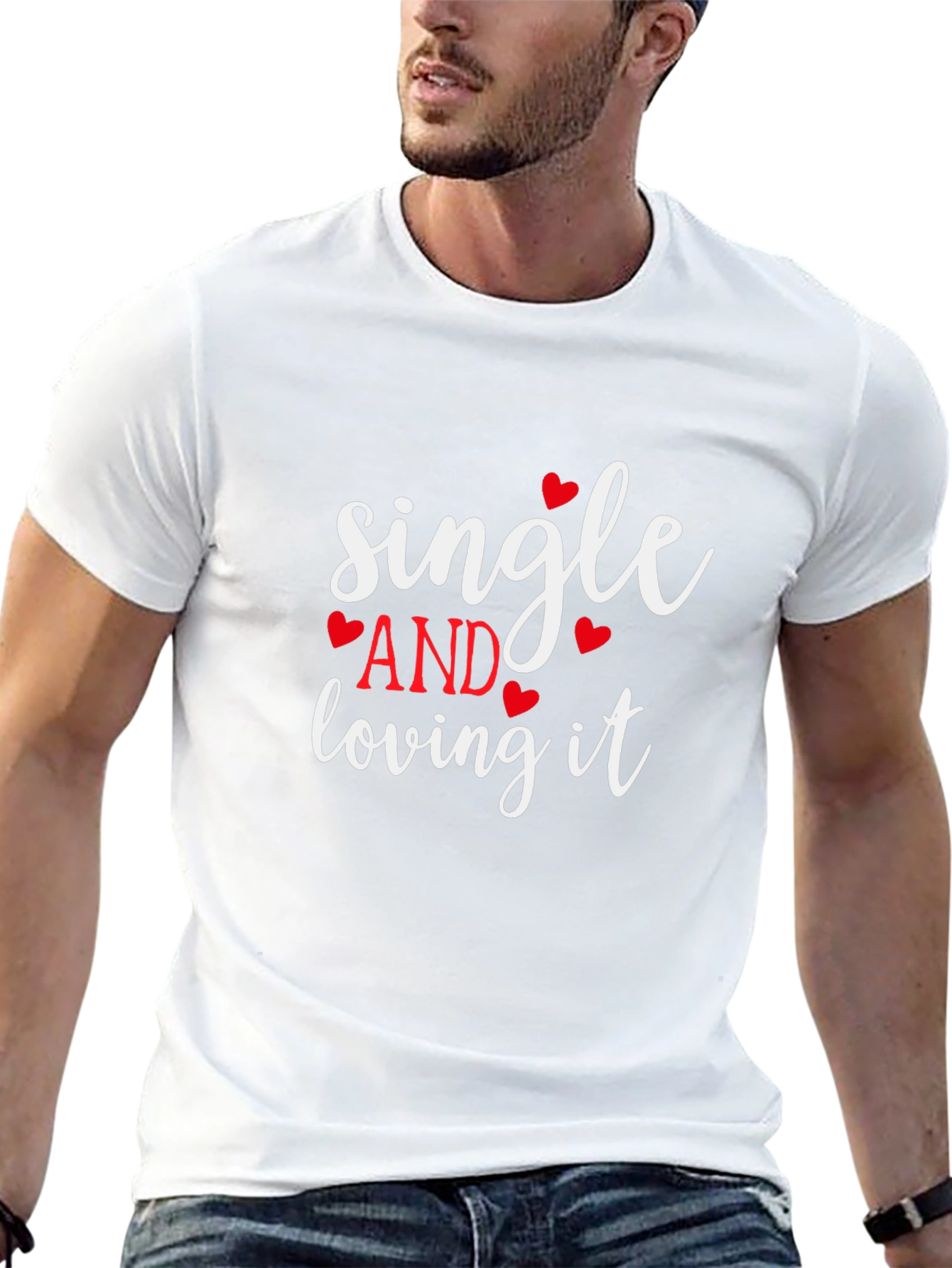 Single and Loving It T-Shirt - Valentines Day