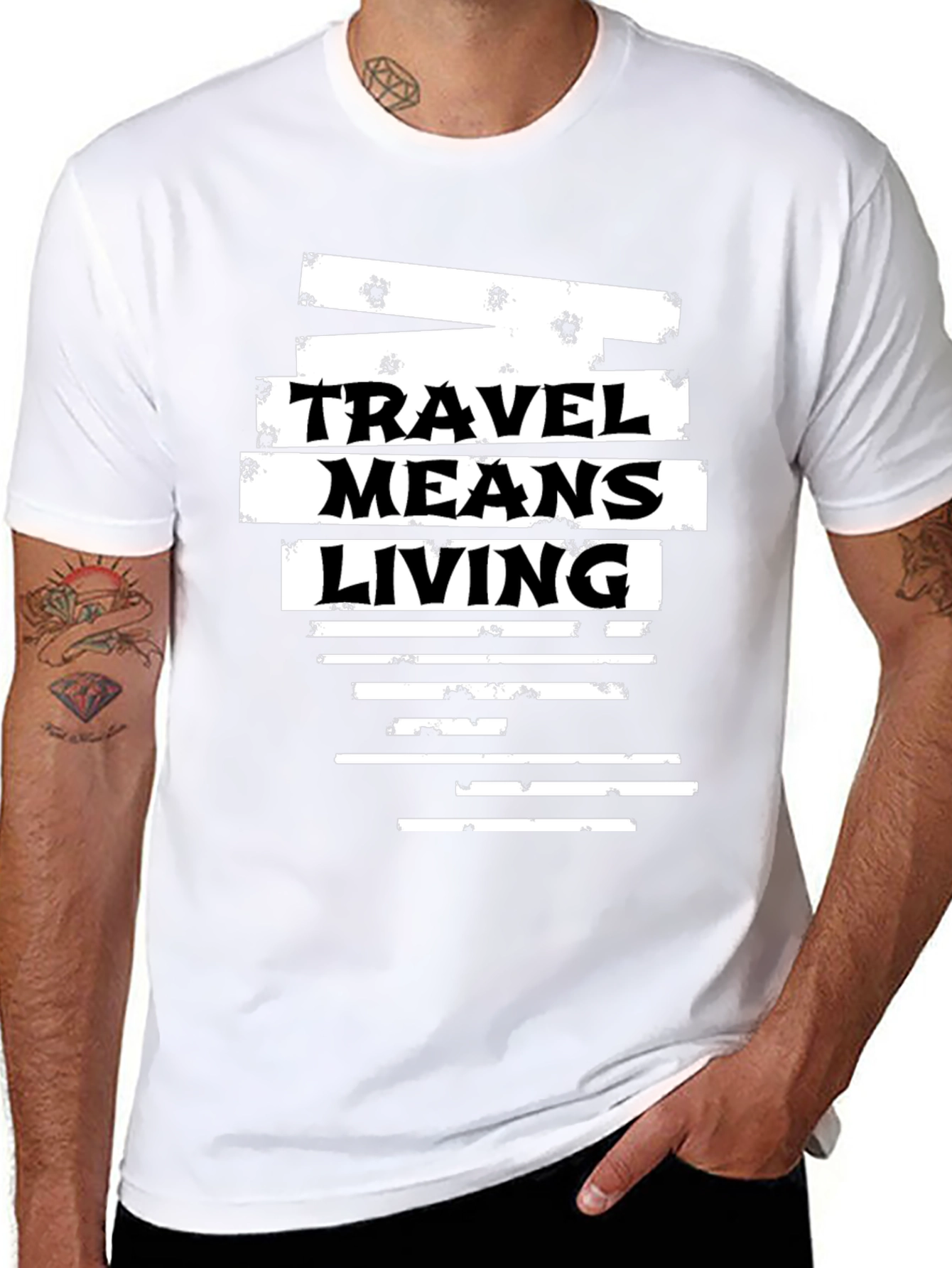 Travel Means Living Graphic Tee