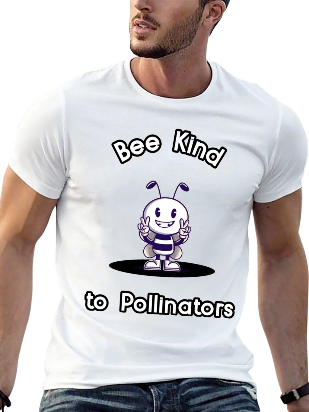 Bee Kind to Pollinators Graphic Tee