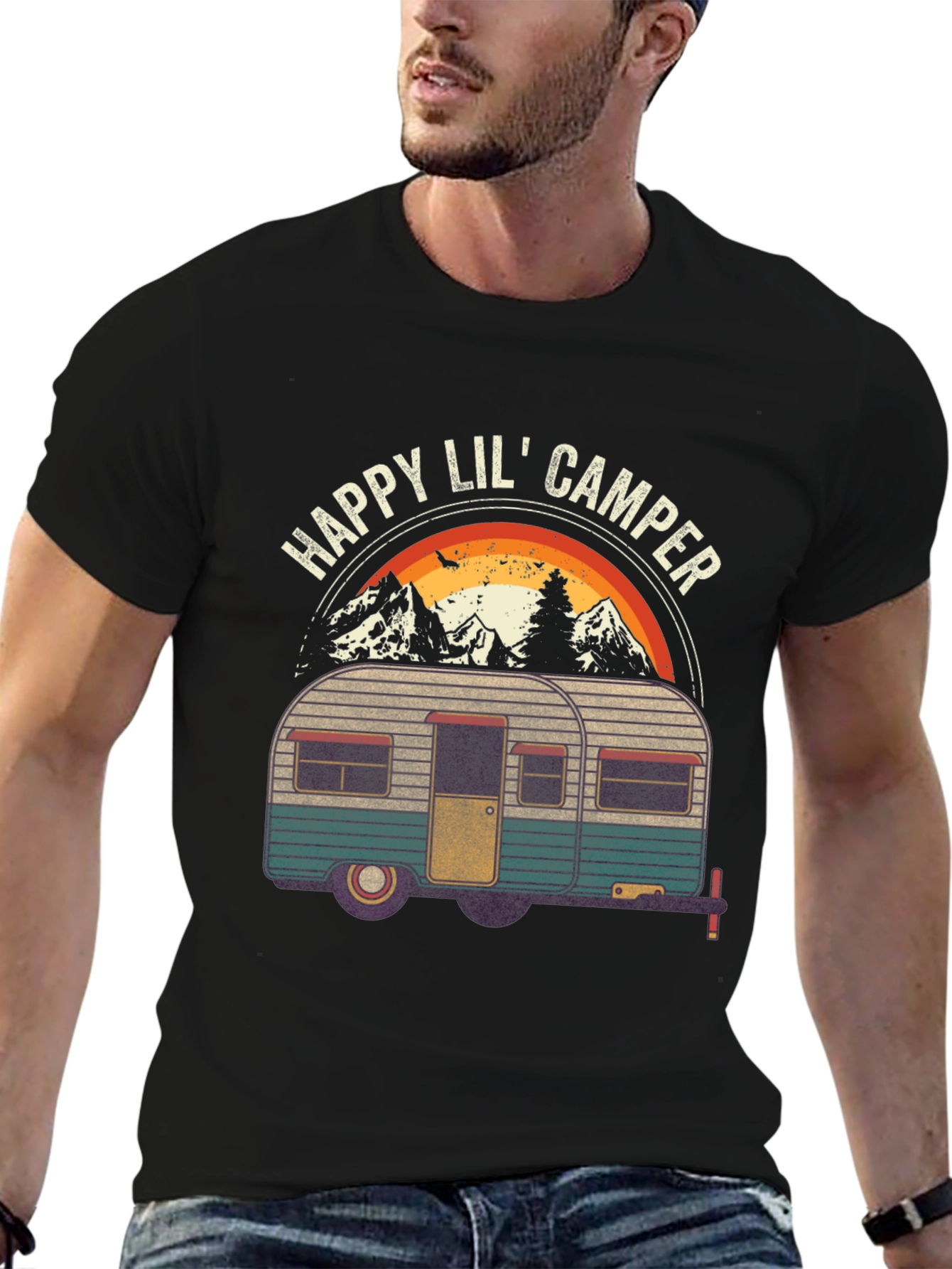 Happy Lil Camper Graphic T-Shirt