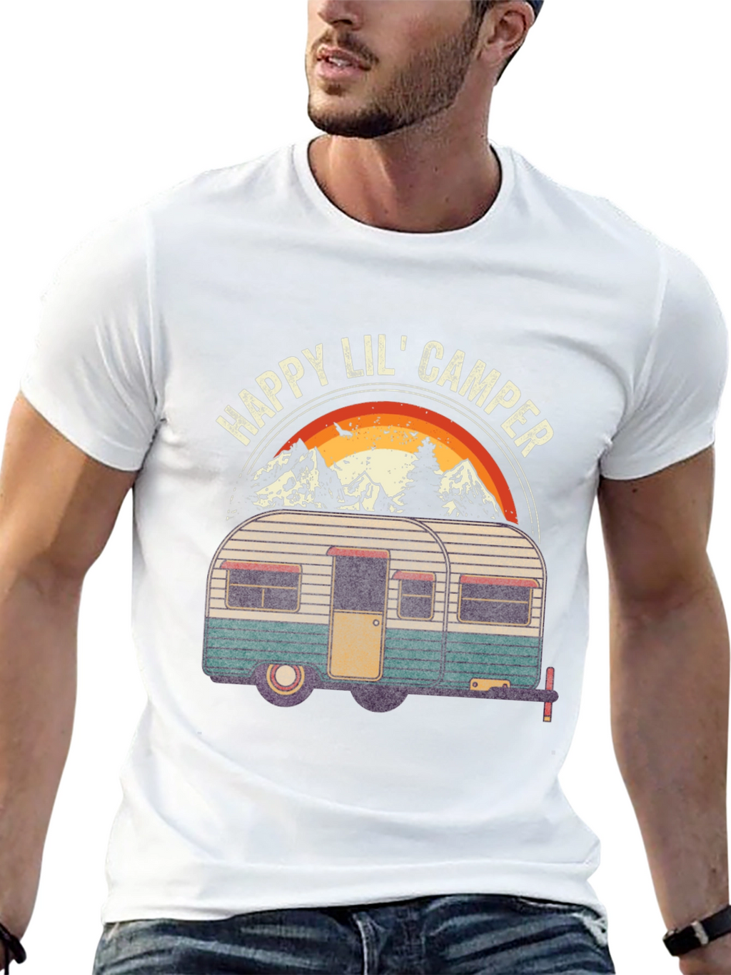 Happy Lil Camper Graphic T-Shirt