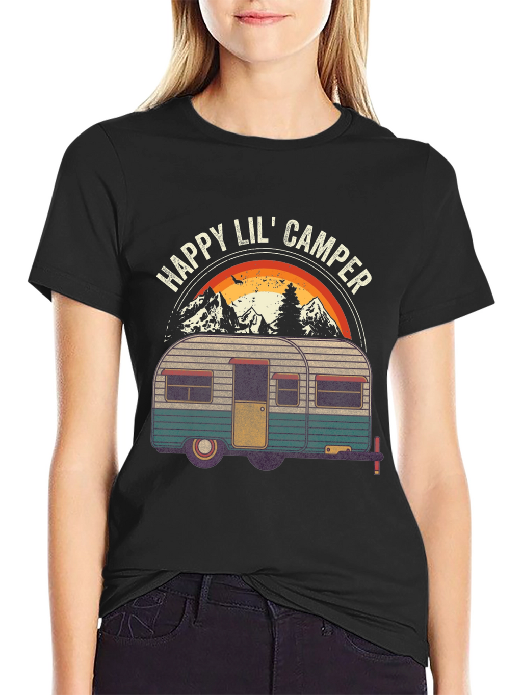 Happy Lil Camper Graphic T-Shirt