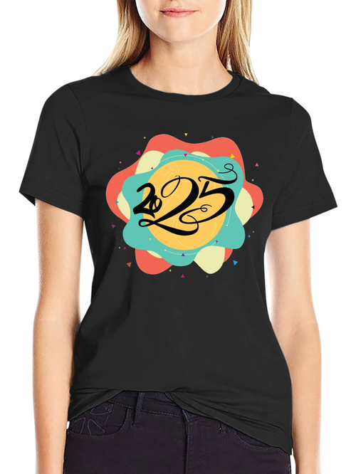 2025 Graphic Tee - Mens Black T-Shirt