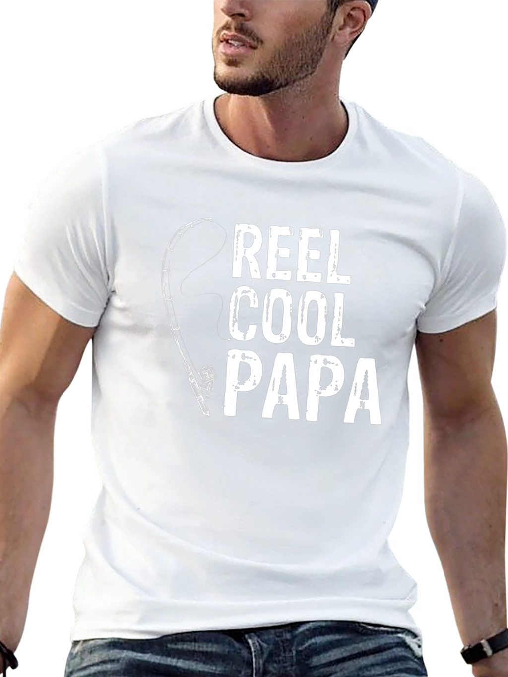 Reel Cool Papa Fishing T-Shirt - Fathers Day Gift