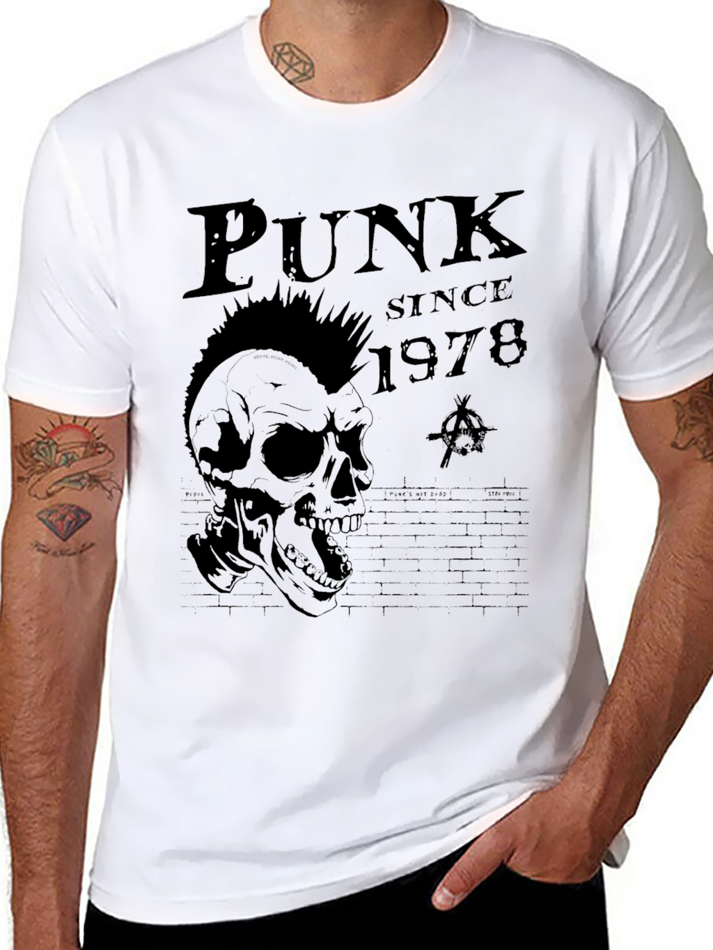 Punk Since 1978 Skull Graphic T-Shirt