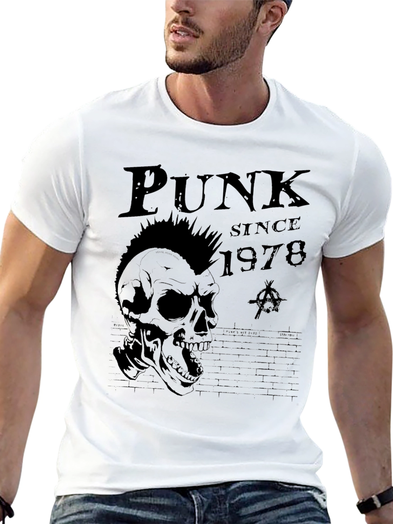 Punk Since 1978 Skull Graphic T-Shirt