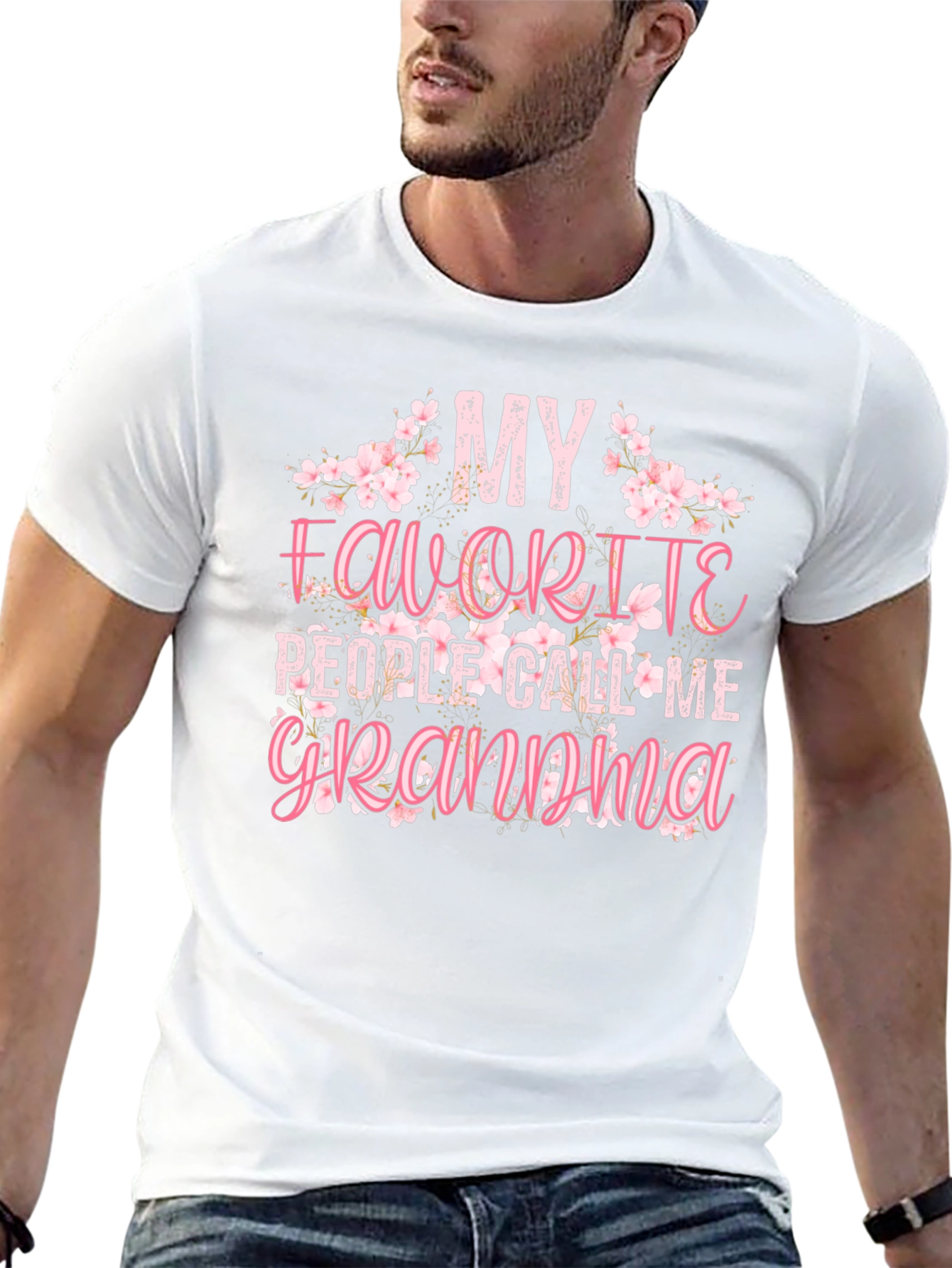My Favorite People Call Me Grandma Graphic T-Shirt
